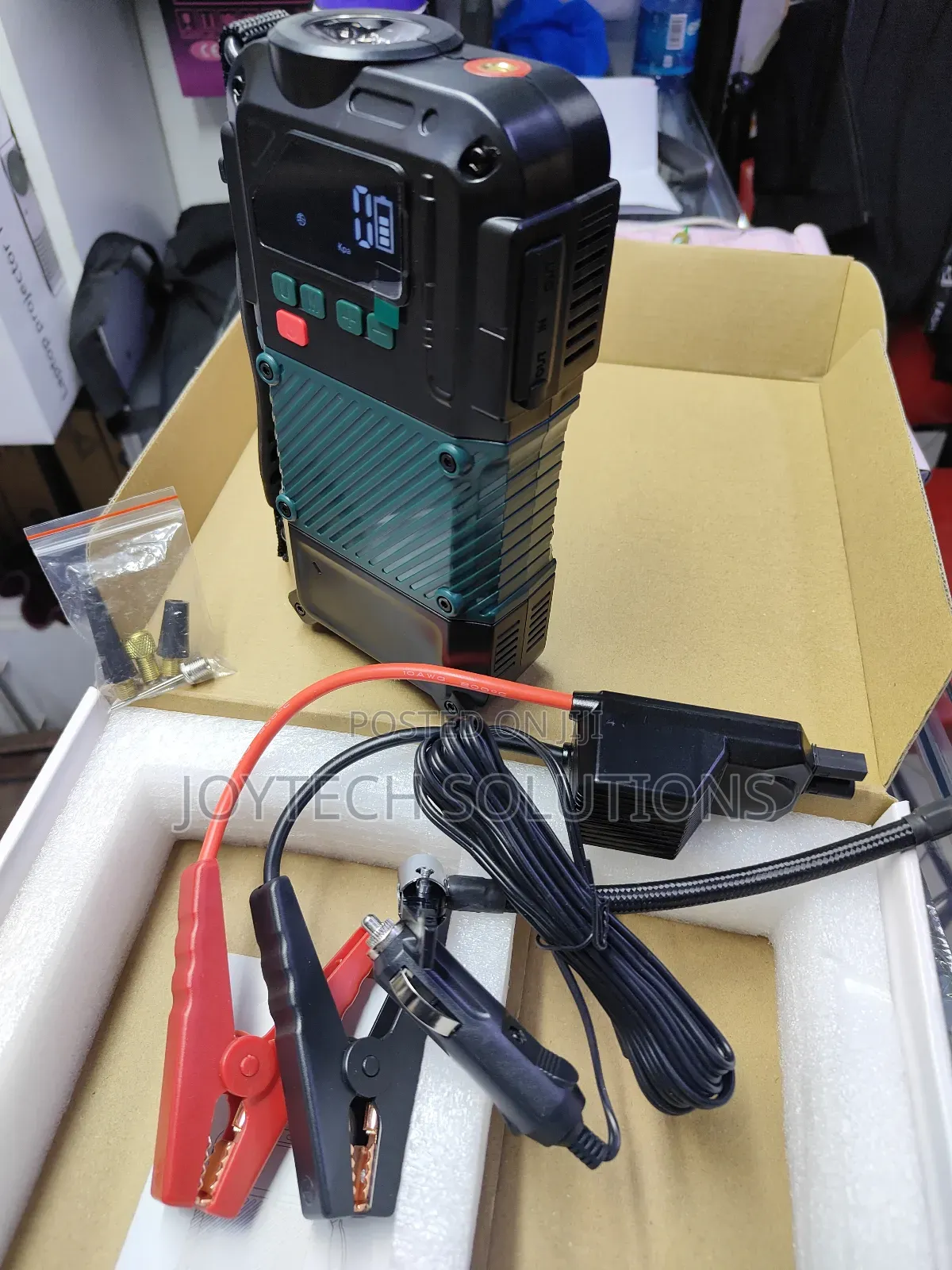 Car Jump Starter Powerbank With Air Inflator.