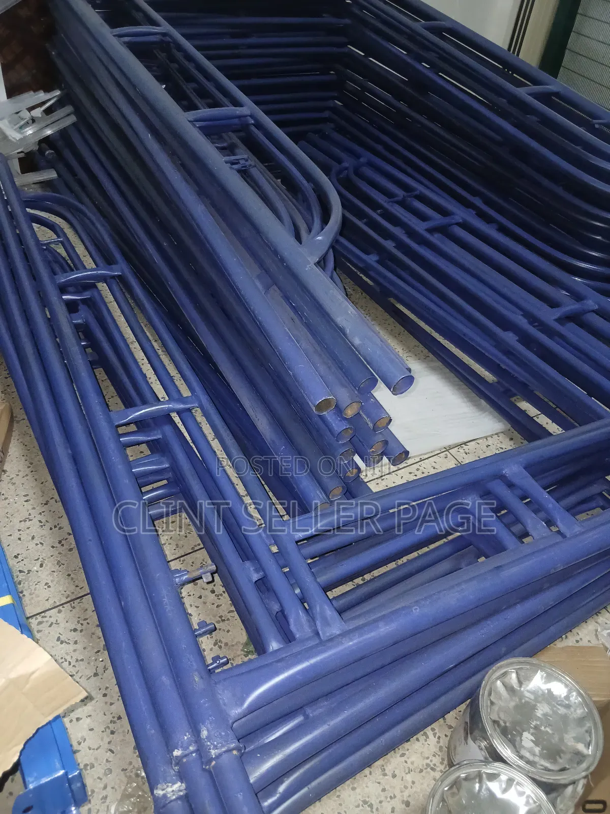 Blue Scaffold Ladders 2m Height