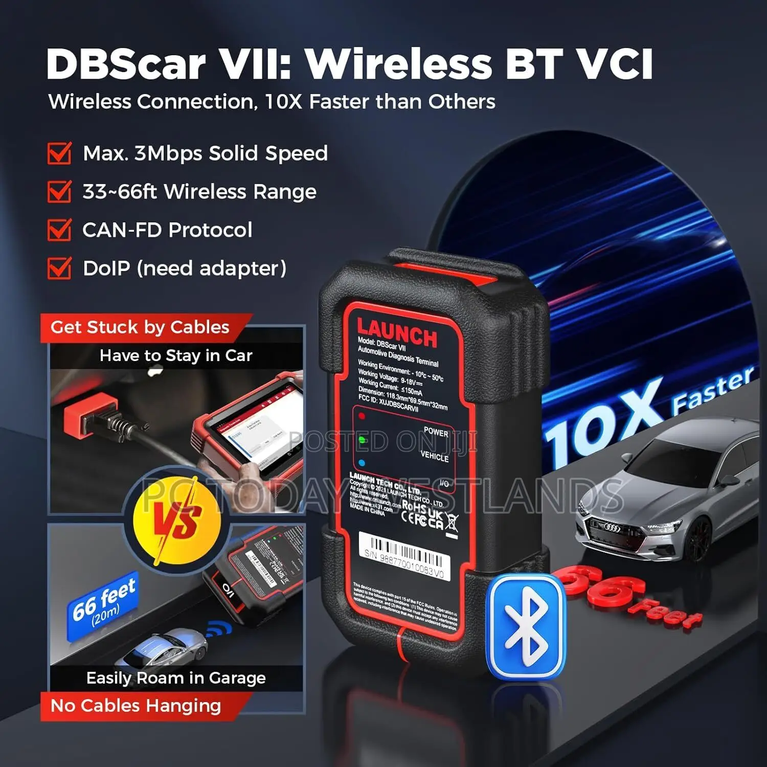 Launch X431 Crp919x Bt Obd2 Scanner Bidirectional Diagnostic
