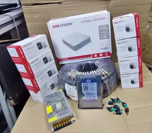 Hikvision 8 CCTV Cameras Complete Pack With 8 Cameras Now in Stock.