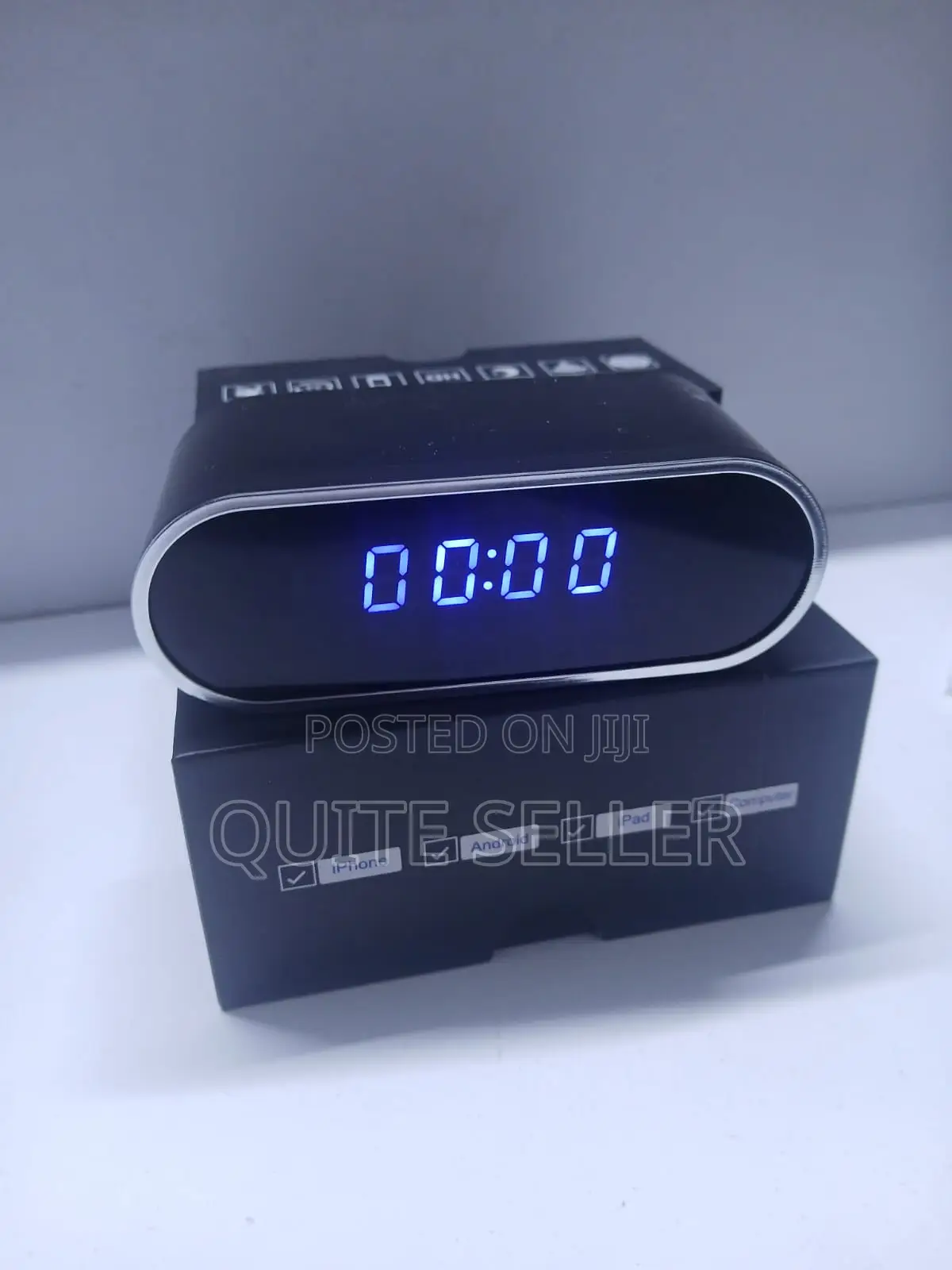 1080p Mini Camera Clock Hd Alarm Clock Wifi Home