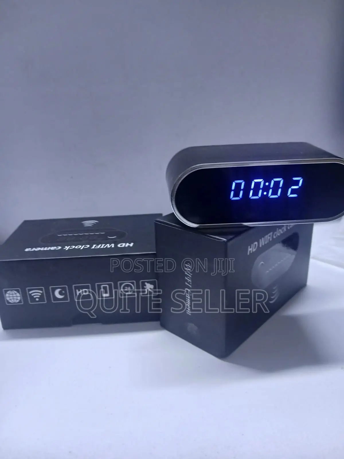 New Digital Table Clock Wifi Spy Camera