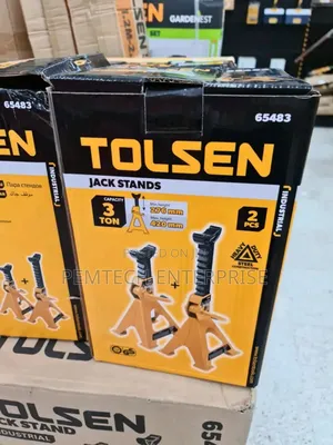 Tolsen Industrial Jack Stands, Model 65483 6tonne