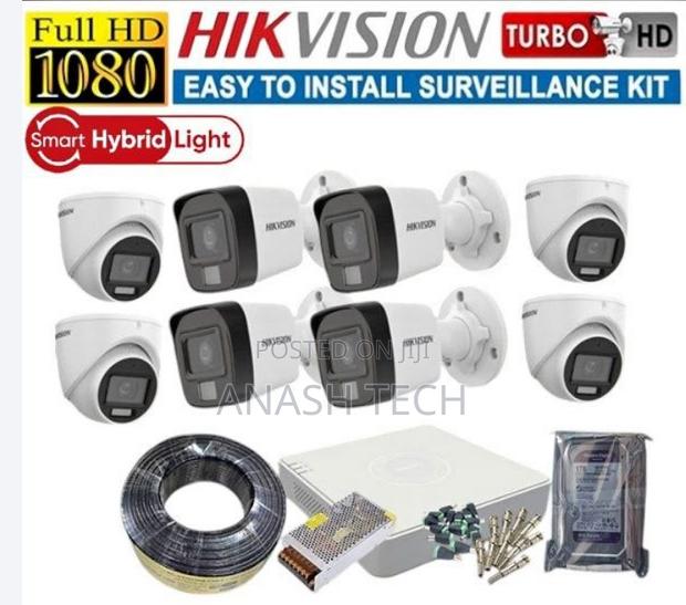 Best Camera 8 Hikvision CCTV Cameras Complete System Setup - main view