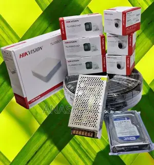 Complete Kit Hikvision 6 Hd 2mp CCTV Security Cameras Pack