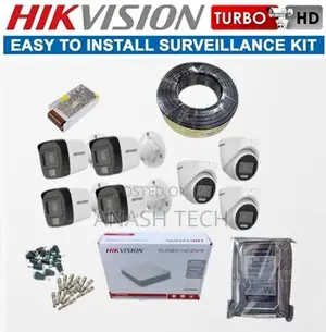 Easy to Install Hikvision 7 1080p 2mp CCTV Cameras Full Kit
