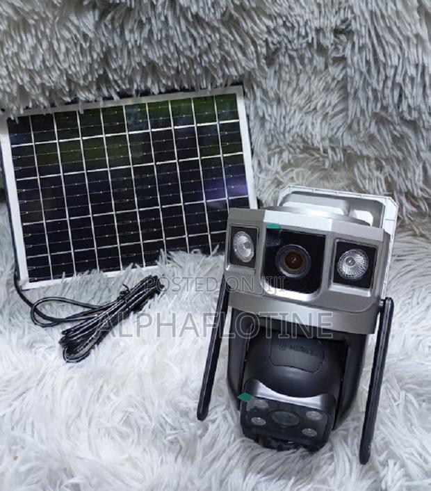 Outdoor Security Camera Dual Lens (Wifi)Solar Powered - main view