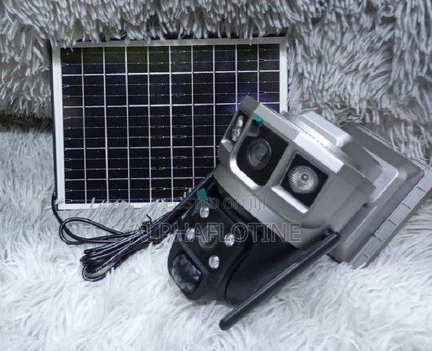 PTZ Outdoor CCTV Double Lens 4g Solar Powered