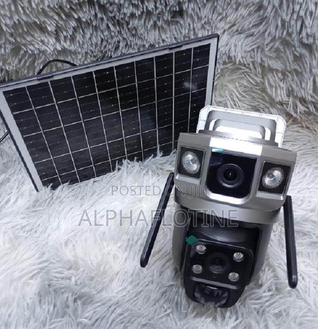 4g,Dual Lens,Solar Powered Security Camera for Outdoor Use - main view