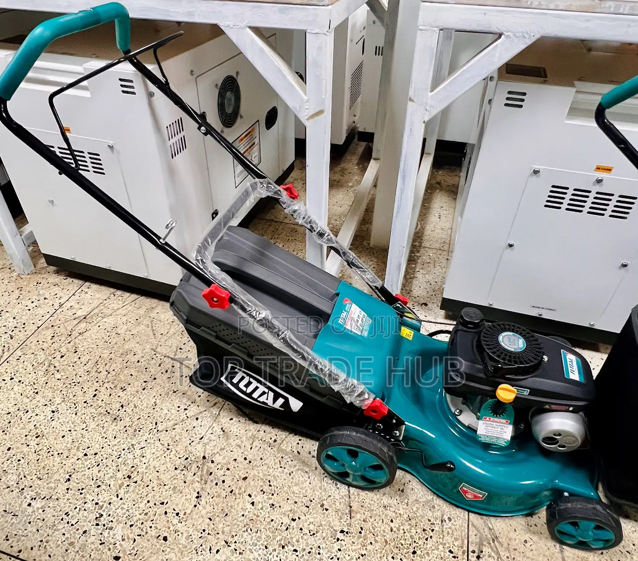 Total Gasoline Lawn Mower 141cc 3kw-4hp 4 Stroke Engine 18" Blade