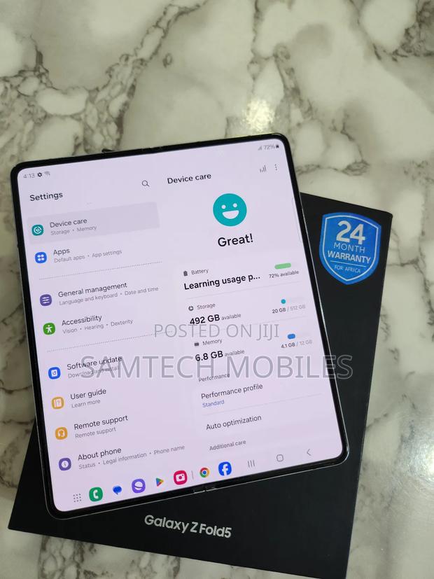 Samsung Galaxy Z Fold 5 512 GB Silver - thumbnail 3