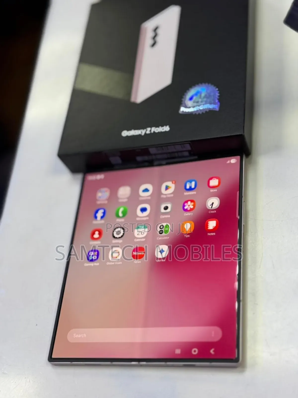 New Samsung Galaxy Z Fold6 256 GB Pink