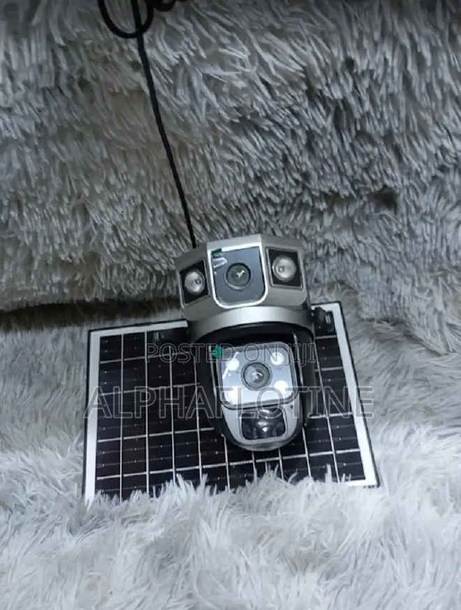 Double Lens V380 Pro App Wifi Solar Powered CCTV Camera for Outdoor