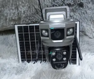 V380 Pro Dual Wifi Solar Camera – 4mp+4mp Ptz, Night Vision