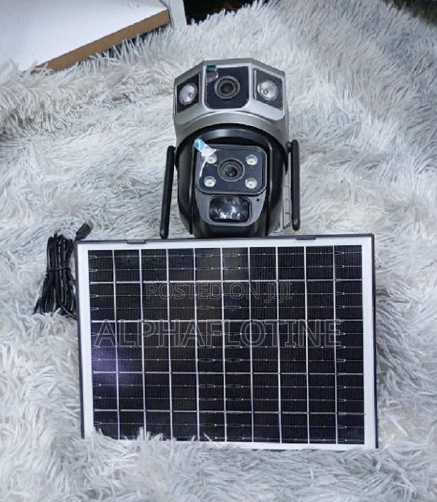 Double Lens V380 Pro Smart Camera 4g Connectivity Solar Powered - main view