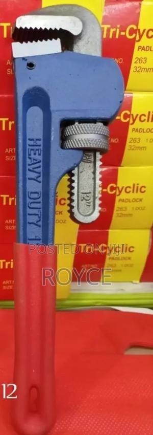Heavy Duty Pipe Wrench- 12" - thumbnail 2