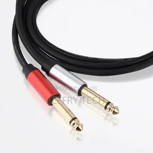 Usb-C to Dual 6.35mm 1/4 Inch Ts Audio Y Splitter Stereo Cable 3m