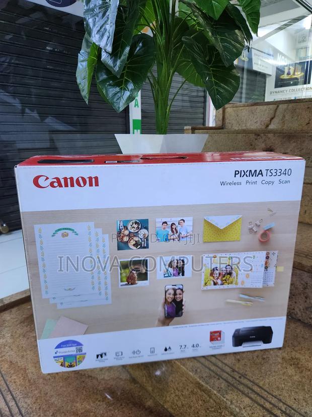 Canon Pixma Ts3340 Wi-Fi, Print, Copy, Scan, Cloud Printer - thumbnail 2
