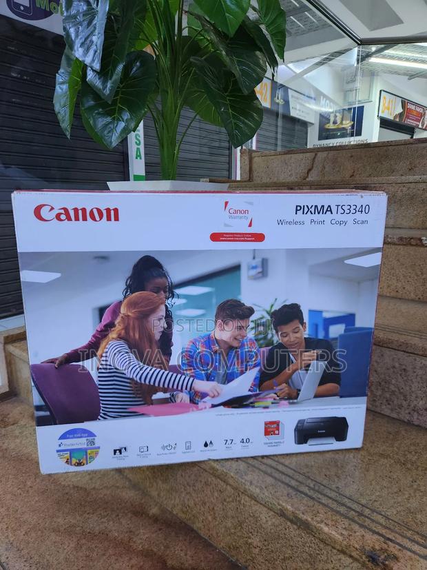 Canon Pixma Ts3340 Wi-Fi, Print, Copy, Scan, Cloud Printer - thumbnail 4