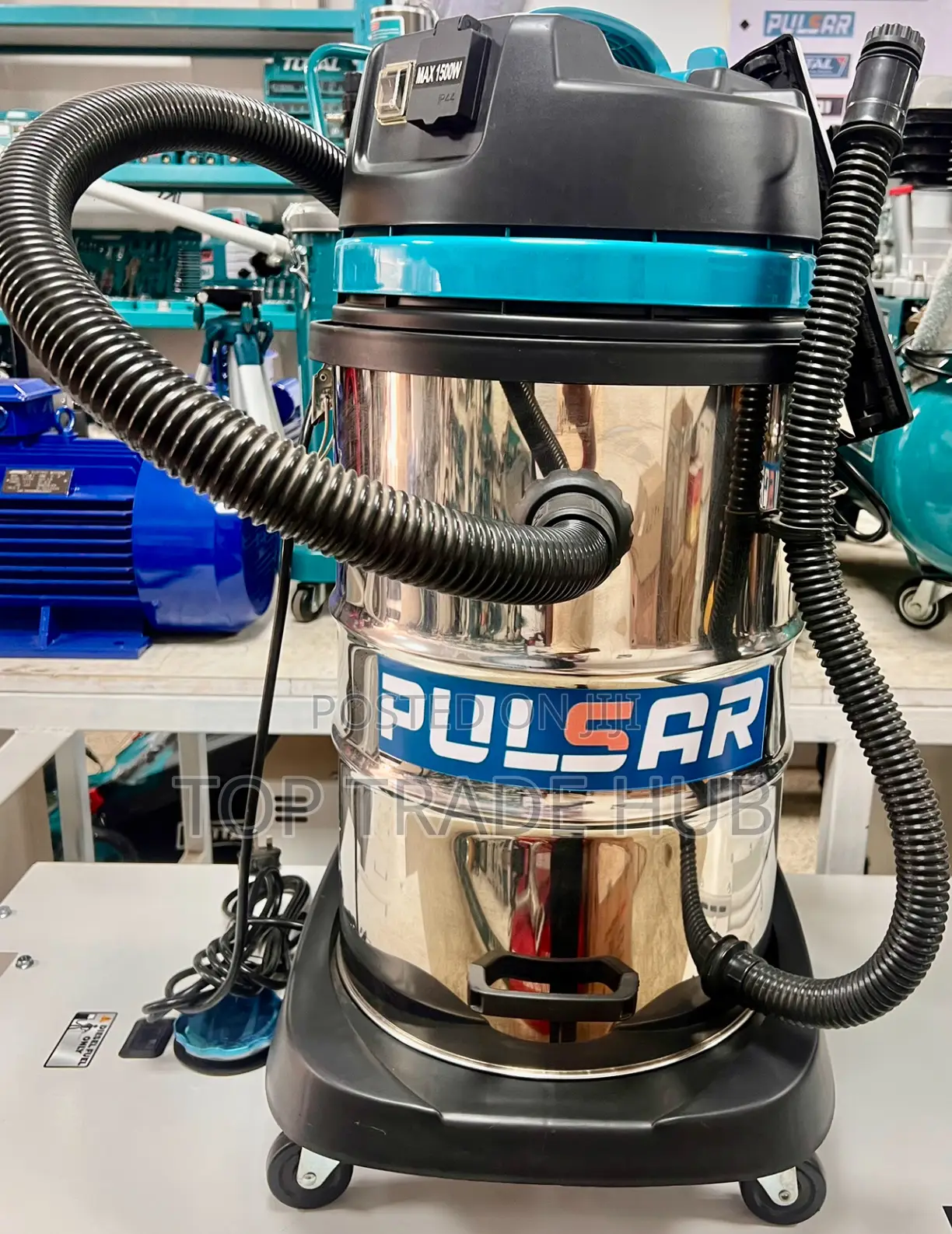 Pulsar 50l Wet & Dry Vacuum Cleaner 1500w