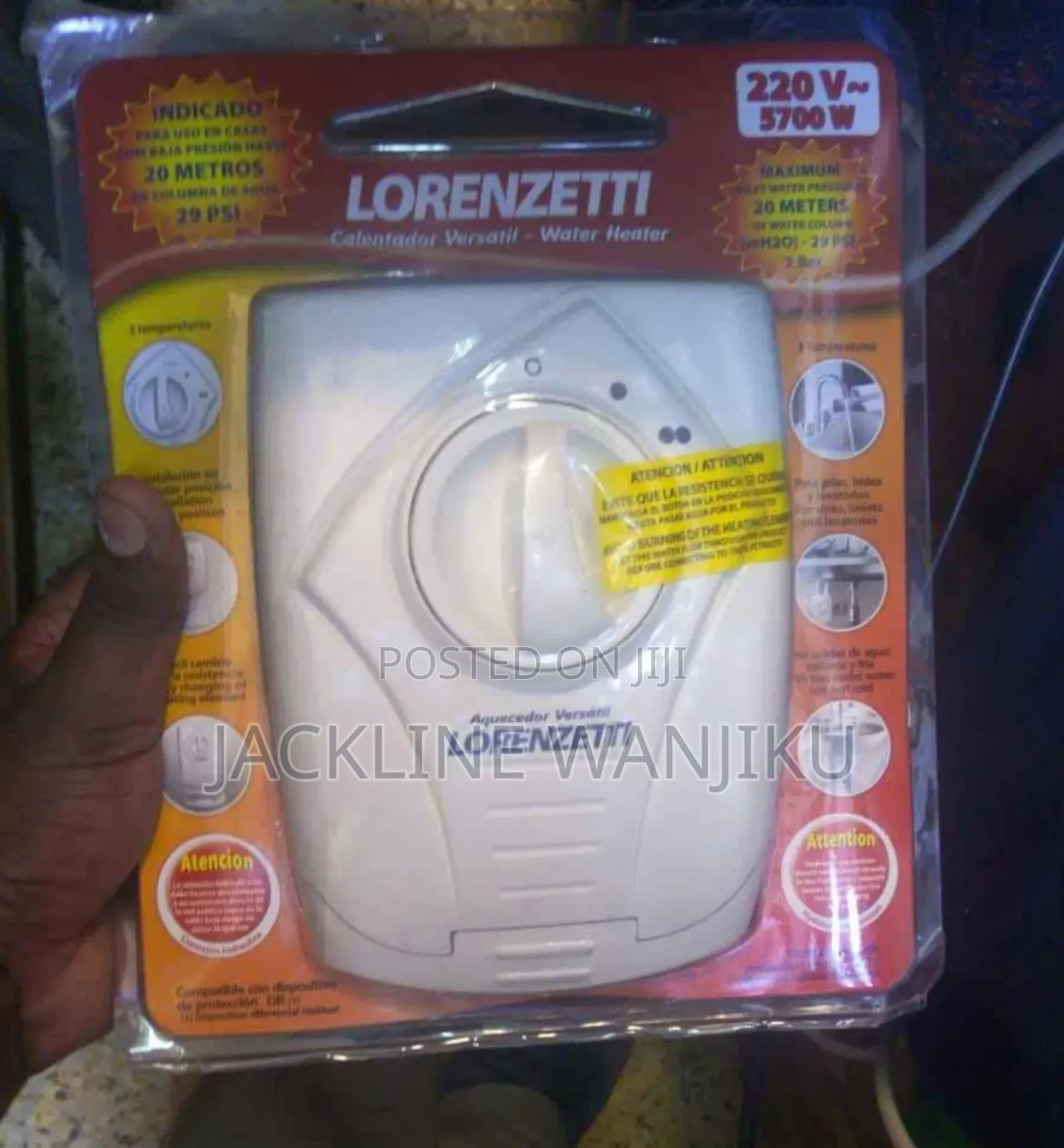 Under Sink Water Heater/ Lorenzetti Under Sink Water Heater