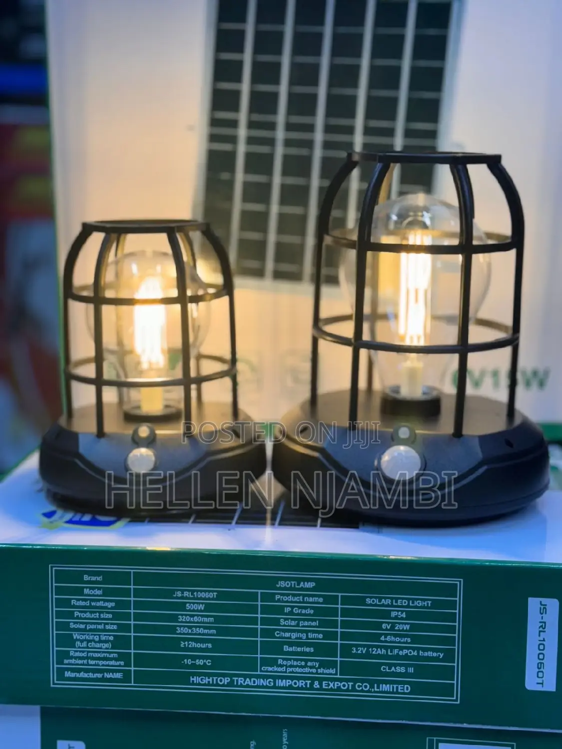 Cl-T66 Lantary Solar Sensor Light