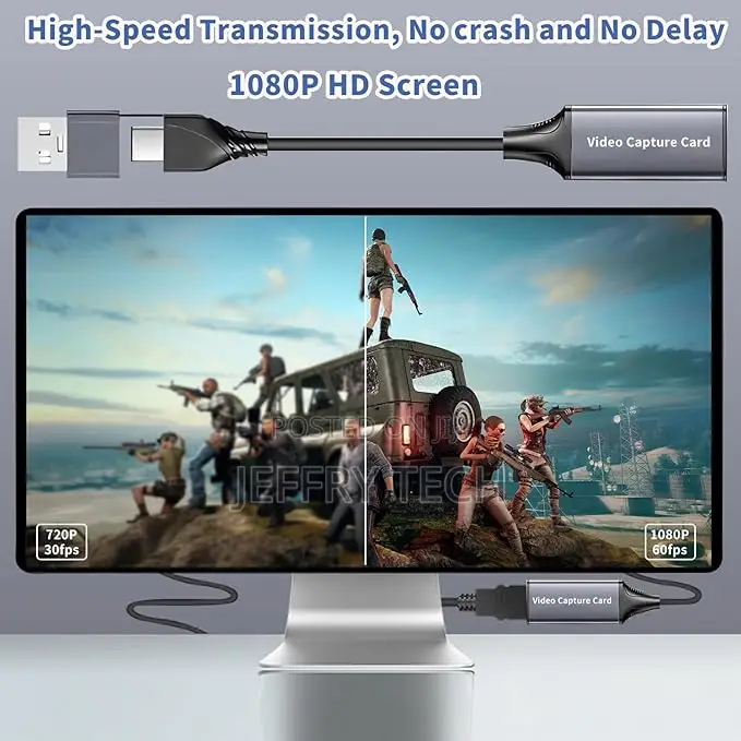 Hdmi Capture Card 1060p at 60hz, at 30hz (Usb C Usb A)