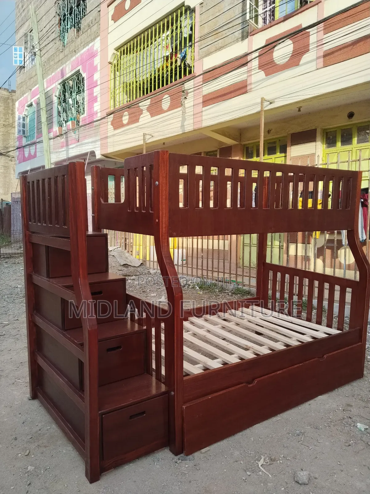 Mahogany Double Decker / Bunk Bed Design