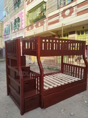 Mahogany Double Decker / Bunk Bed Design