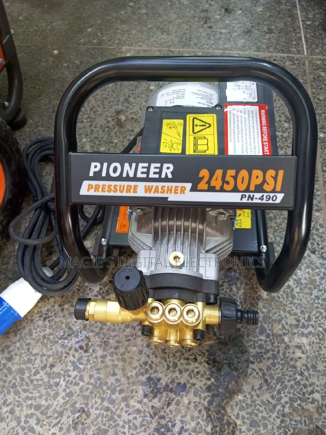 Commercial Standard 2450psi Pioneer Electric Pressure Washer