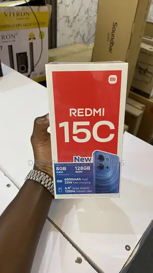 New Xiaomi Redmi 15C 4G 128 GB Black