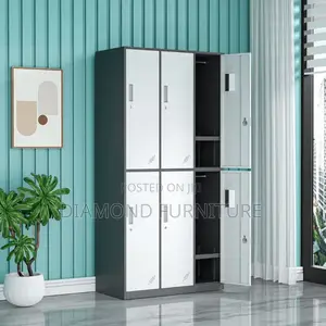 Office Cabinet; Heavy Duty 6 Door Cabinet – Professional Workspace Use
