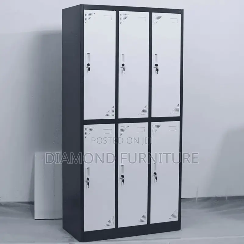 Office Cabinet; Heavy Duty 6 Door Cabinet – Professional Workspace Use
