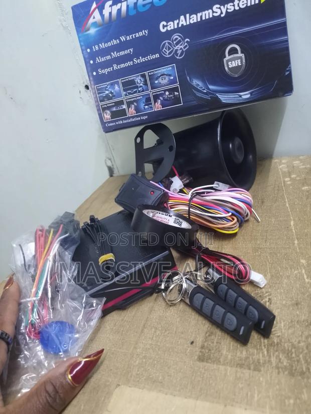 New Car Alarm System/ Afritec Car Alarm System - main view