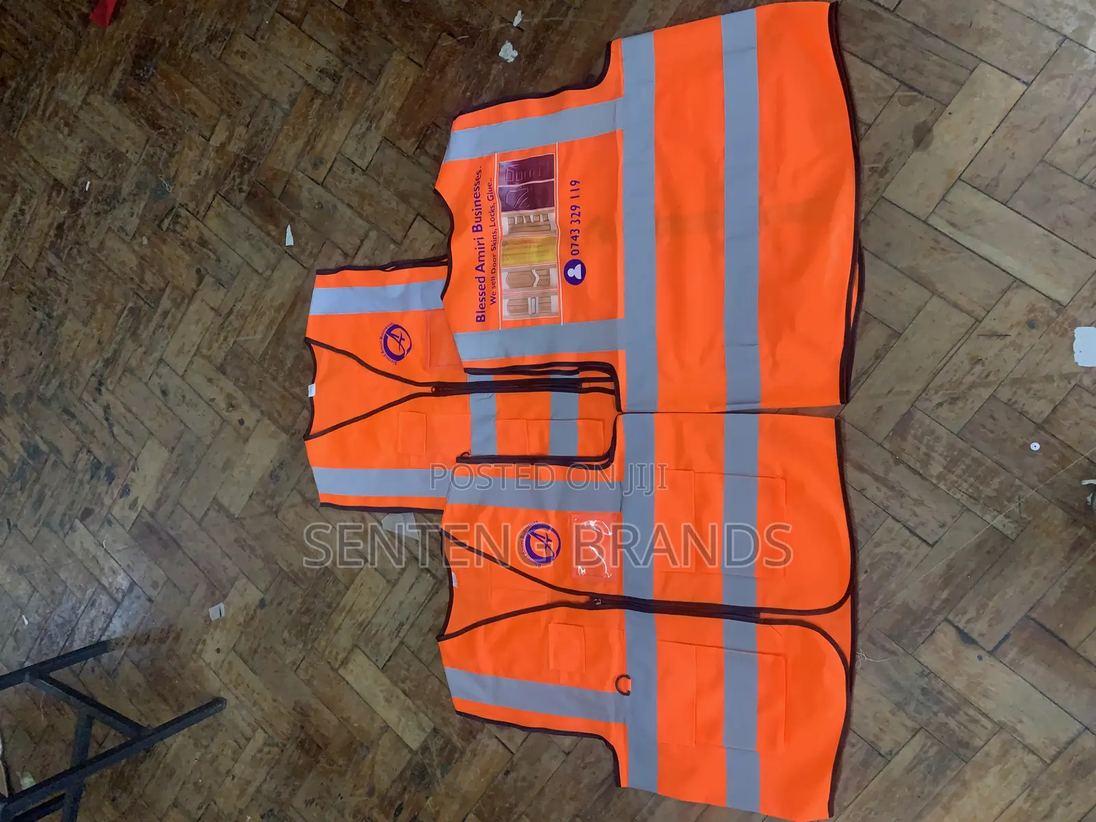 Reflector Vest With Zip And Pocketd