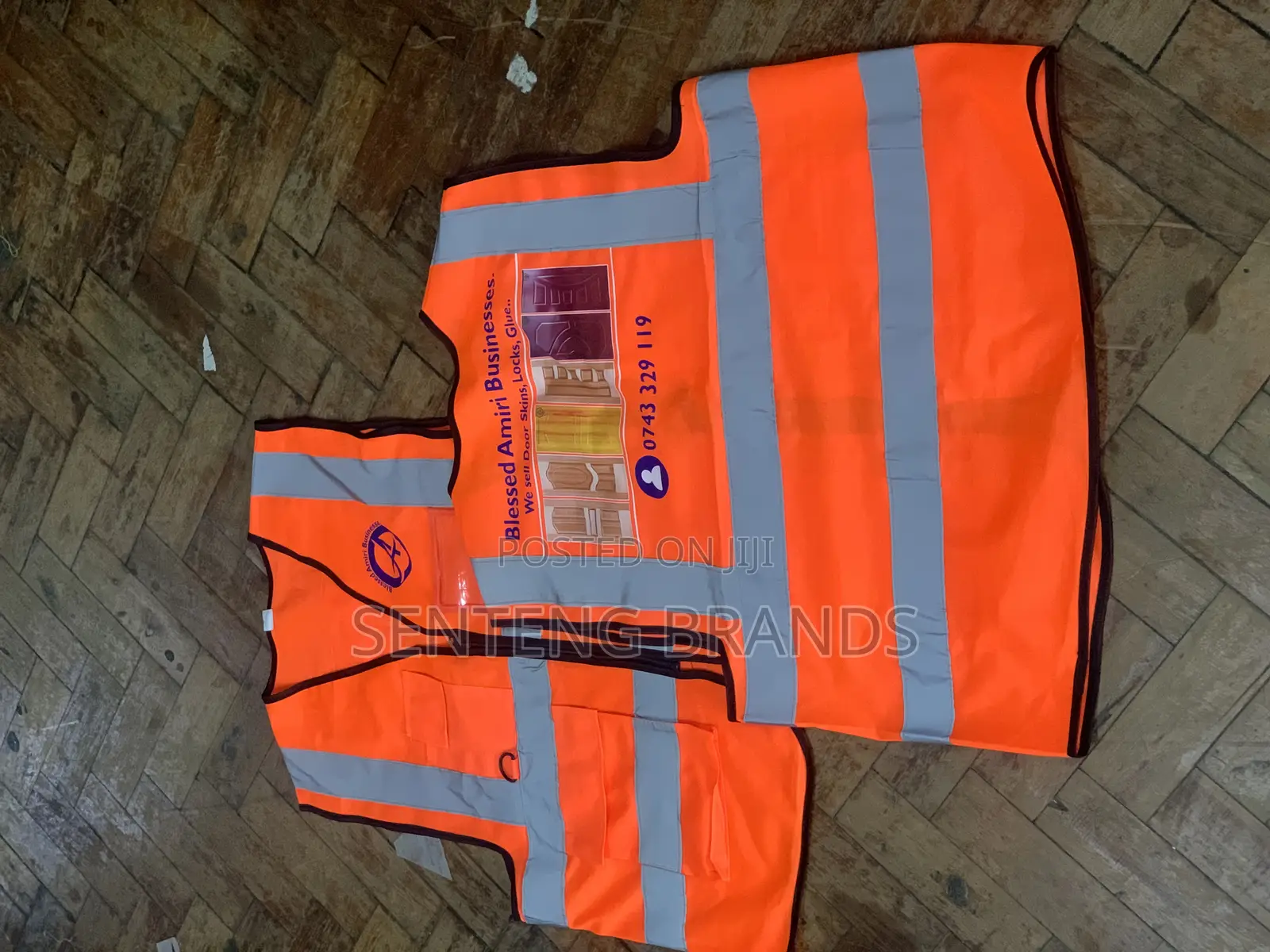 Reflector Vest With Zip And Pocketd