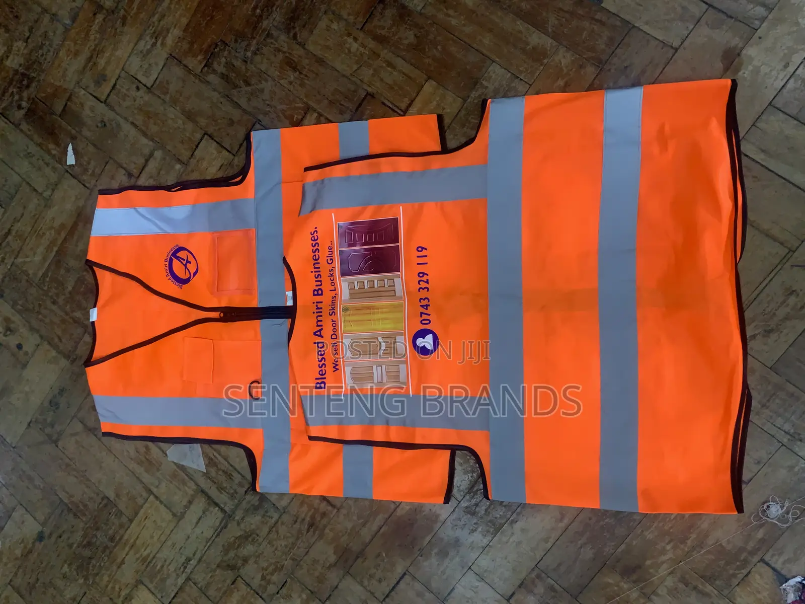 Reflector Vest With Zip And Pocketd