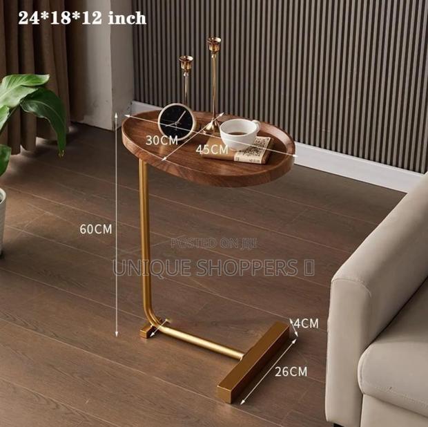 Small Side End Table 2022 New C Table Narrow Round Bed Sofa Couc - thumbnail 3