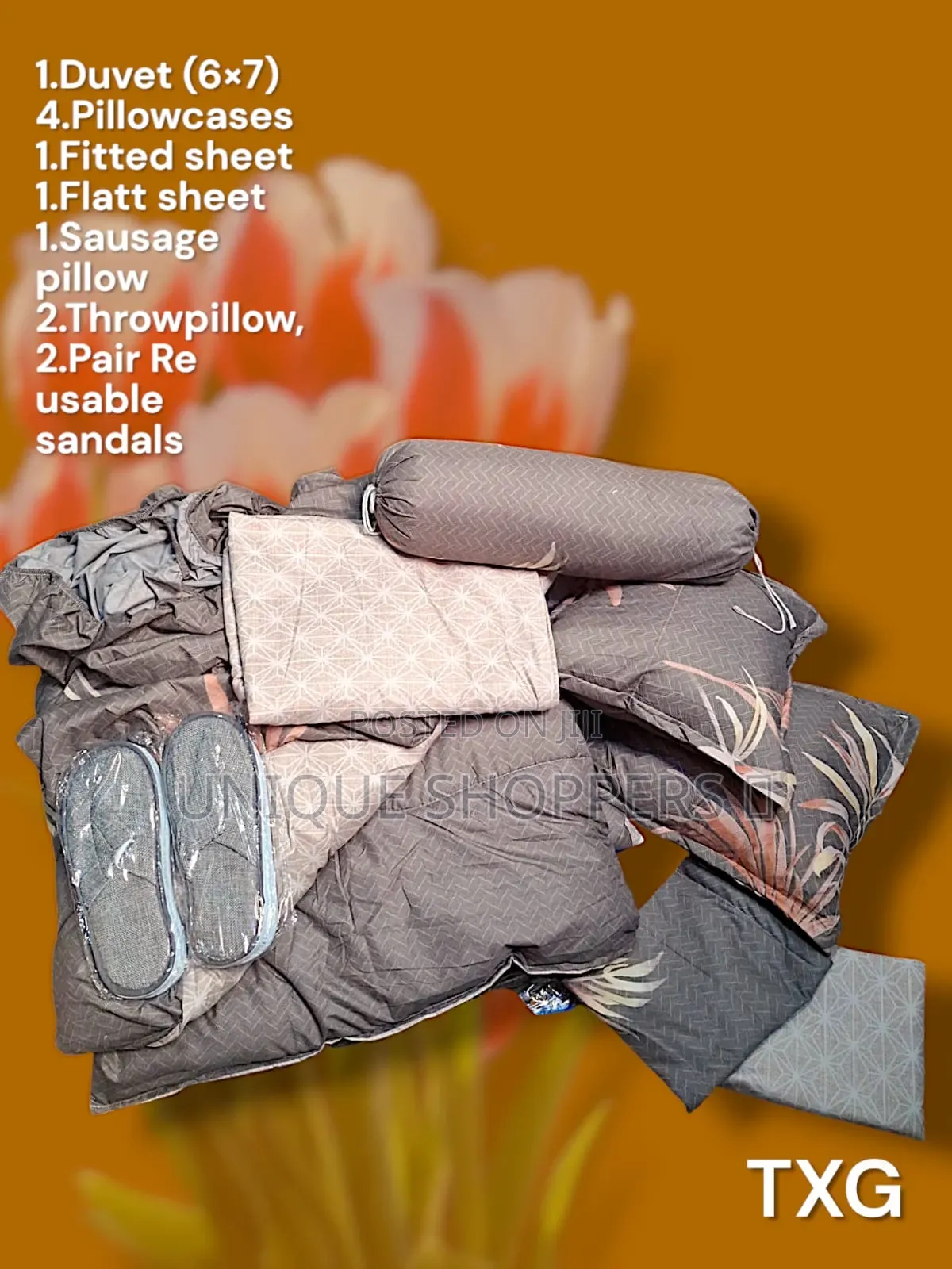 12pc Binded Duvet Set