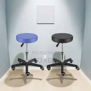 Lab Stool; High-End Ergonomic Leather Lab Stool