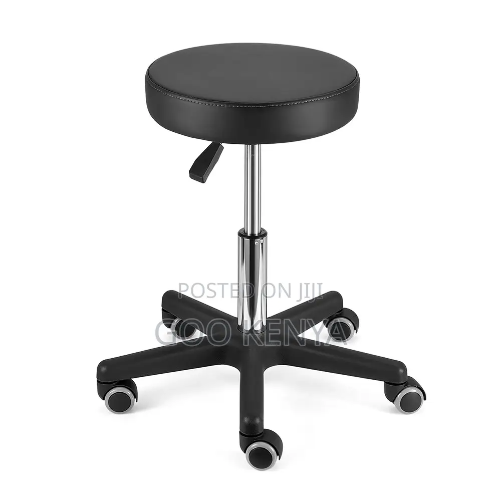 Lab Stool; High-End Ergonomic Leather Lab Stool