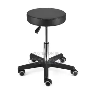 Lab Stool; High-End Ergonomic Leather Lab Stool