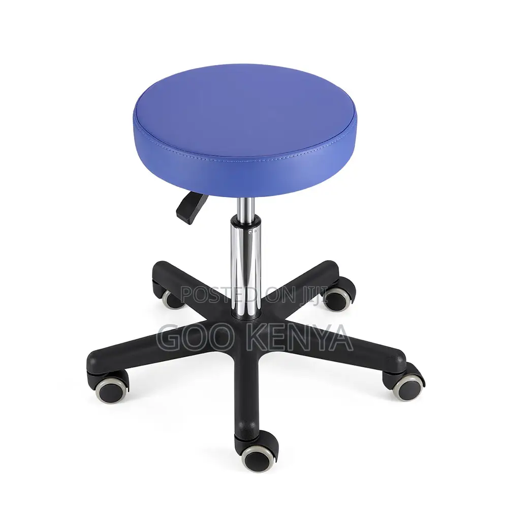 Lab Stool; High-End Ergonomic Leather Lab Stool