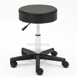 Lab Stool; High-End Ergonomic Leather Lab Stool