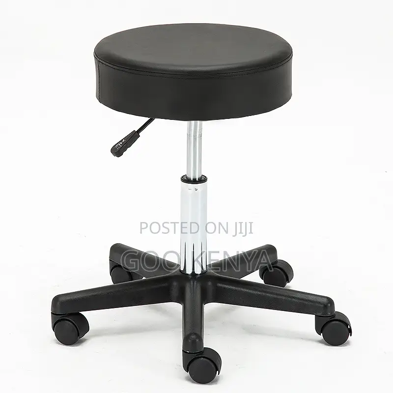 Lab Stool; High-End Ergonomic Leather Lab Stool