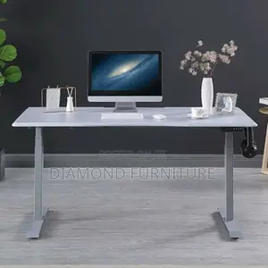 Office Desk; 160cm Height Adjustable Electric Desk With Quiet Motor