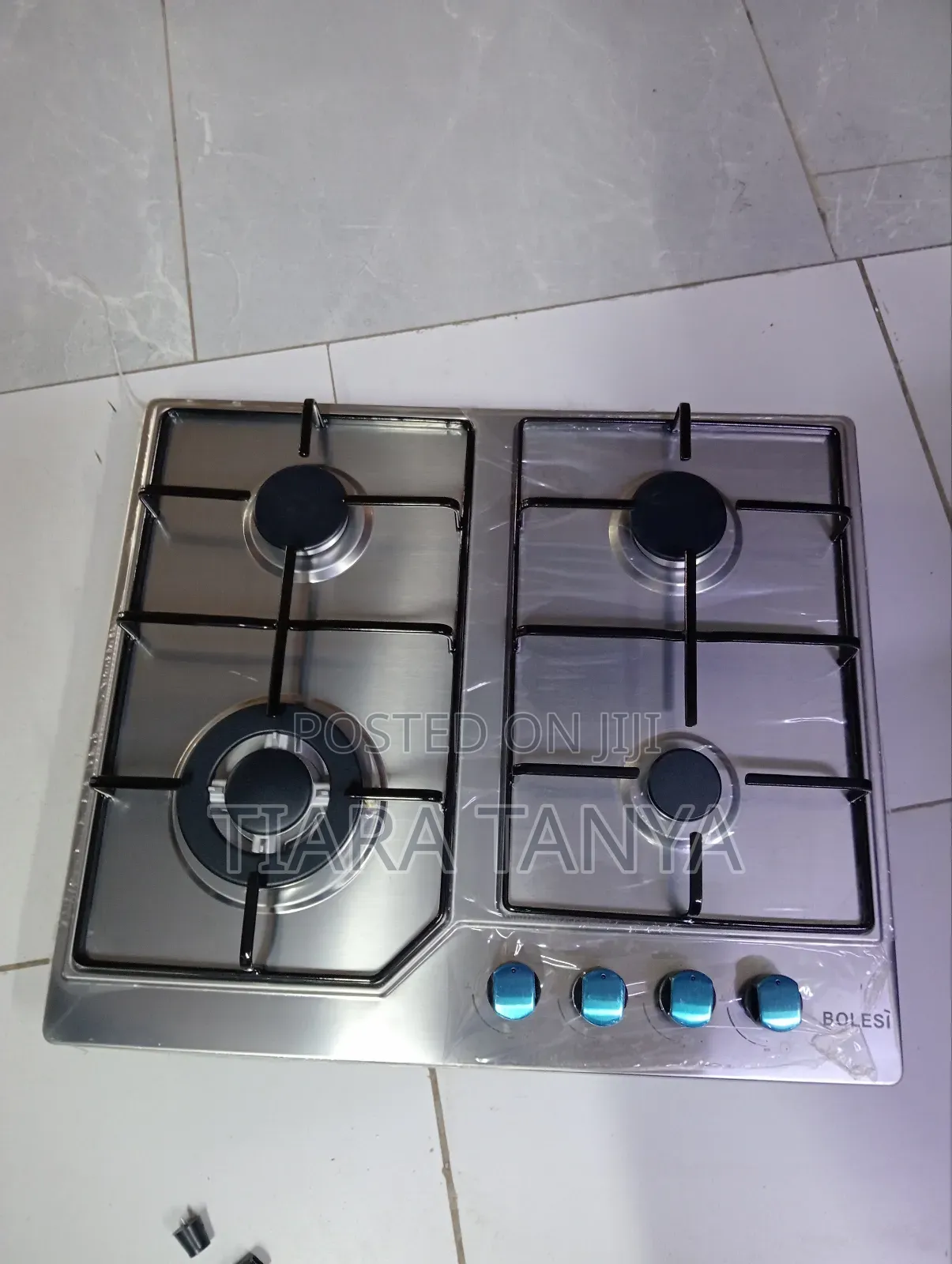 Bolesi 60cm Built in Hob Cooker 4gas Burner With Wok