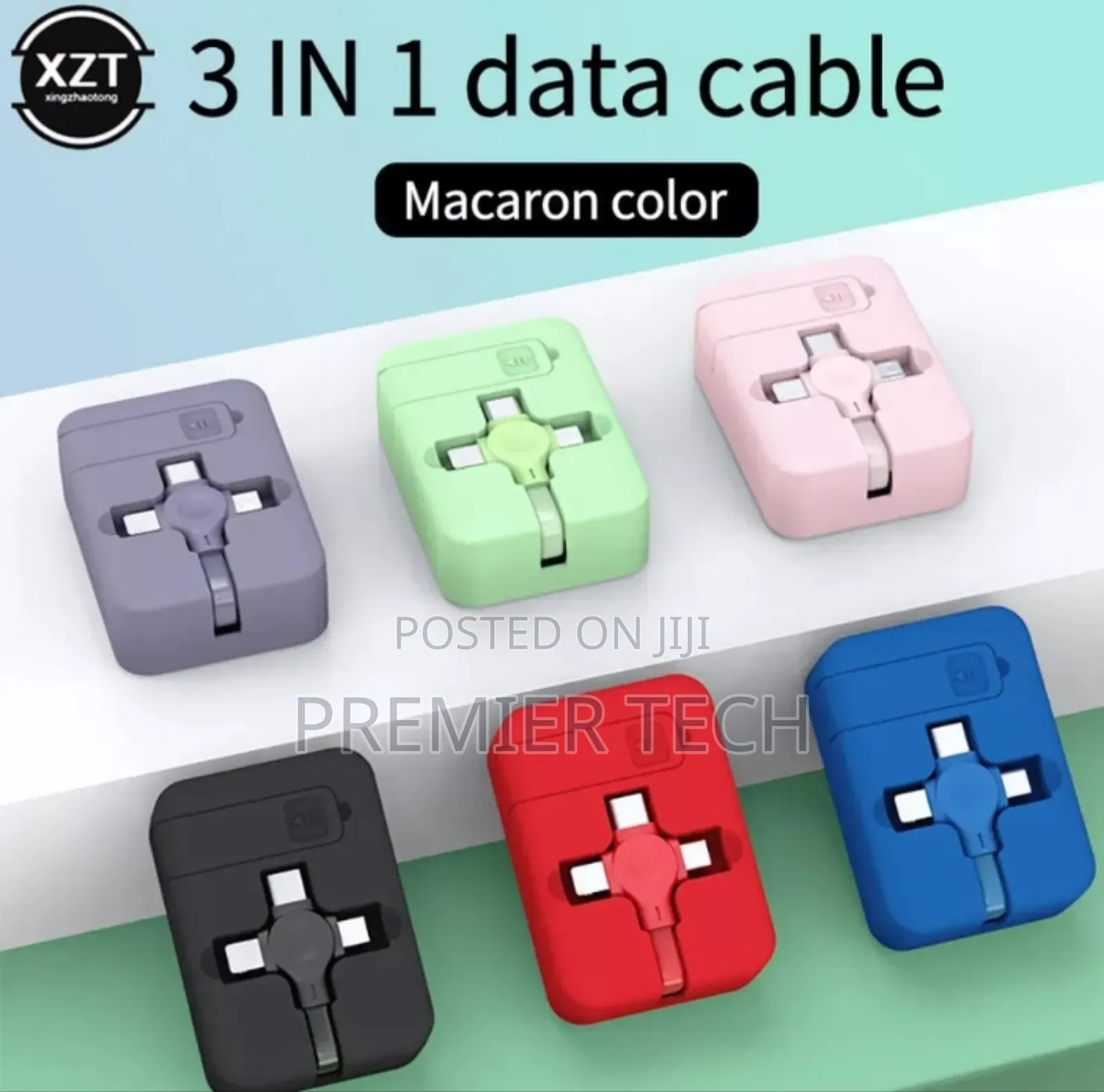 3 in 1 Portable Retractable Charger
