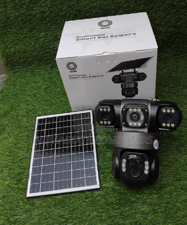 Triple Lens V380pro Solar CCTV PTZ Night Edition Camera Auto