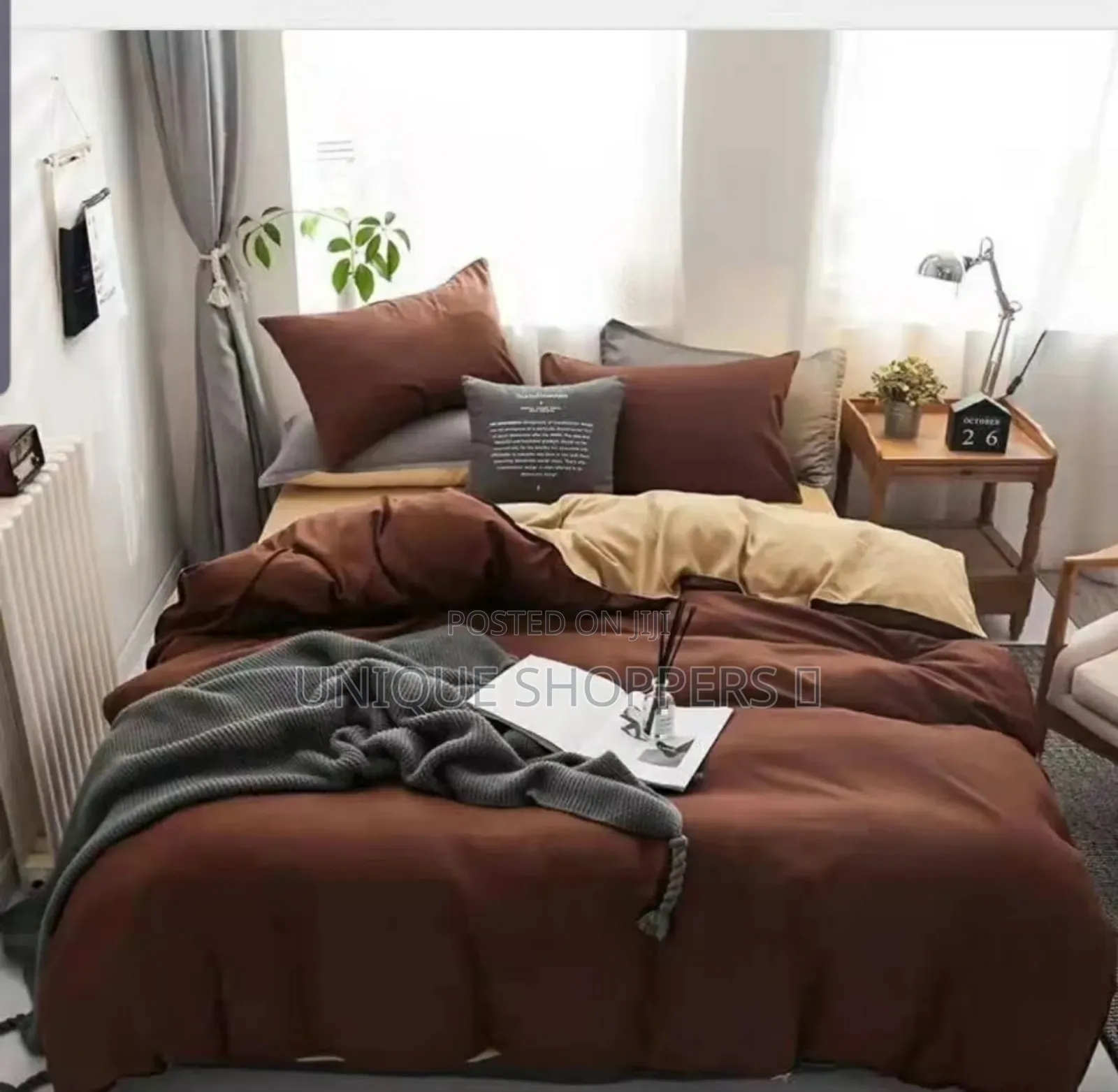 *2 Sided 100% Cotton Duvet Covers.* Pillowcases